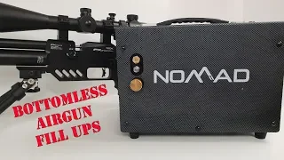 BOTTOMLESS Airgun Air - Nomad 2 / Home / 12V Mobile Compressor - PCP Unlimited Power