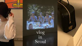 【Seoul vlog】3泊4日韓国旅行🛬 | 定番&話題のスポット | TOUT Y ESTバッグ | the anonymous projet 展示会 |深夜発着便