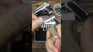 I guess every one want this glock keychain with bullets. #ematok #toygun #minigun