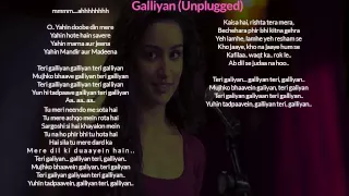 Galliyan  Karaoke ( Female Version)