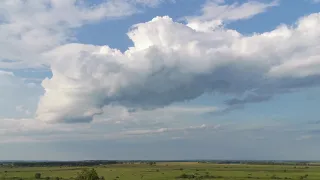 Небольшой таймлапс снятый с рук вращения Мини LP Суперячейки в Рязани 8 июня 2020.