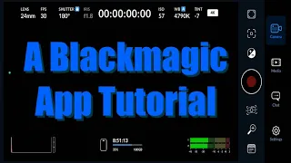 BlackMagic Camera App Tutorial for iPhone.