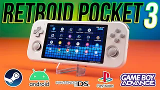 Máy chơi game RETROID POCKET 3 - Chiến mọi Game RETRO tới Game PC??