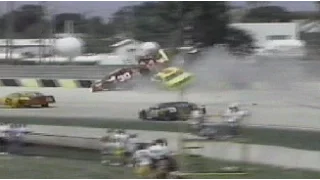 1991 ASA at Milwaukee - Lee Farthing, Tim Fedewa Huge Crash