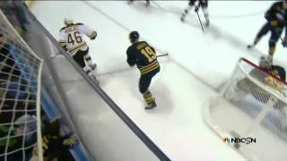 Milan Lucic deflection goal 1-0 Buffalo Sabres vs Boston Bruins 10/23/13 NHL Hockey