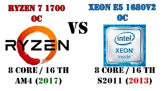 Новый лидер на БУ рынке супер процессоров?! Ryzen 7 1700 vs Xeon E5 1680v2