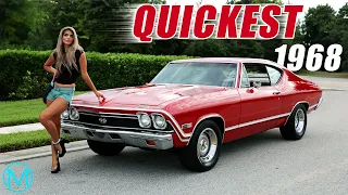 10 Quickest Muscle Cars of 1968 | What They Cost Then vs. Now