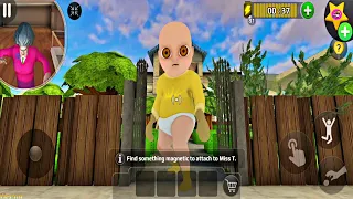 Scary Teacher 3D Giant Baby in Yellow Scary New Character Update Android Game