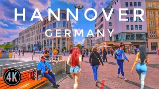 Hannover Germany/tour in Hannover beautiful city in Germany/Walking tour 4k HDR