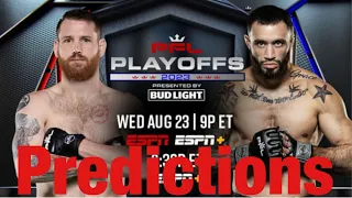 PFL 9 2023 Playoffs Main Card Predictions!