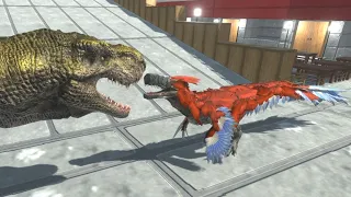 Pyroraptor vs ALL UNITS in Modern Building Animal Revolt Battle Simulator