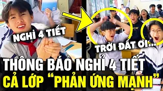 Nghe tin cô ốm nên NGHỈ 4 TIẾT, cả lớp có 'PHẢN ỨNG MẠNH' khiến ai cũng PHÌ CƯỜI | Tin Nhanh 3 Phút