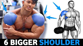 6 Best Exercises For BIGGER Shoulders - shoulder workout