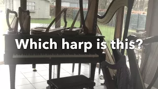Blind test: can you guess which harp is playing? Sound samples from 10 harps from 50$ to15.000$