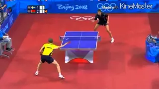 Table Tennis Olympic 2008 Persson vs Samsonov  highlights