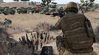 Russia can't escape! Ukrainian sniper kills large group of Russian soldiers to end war - ARMA 3