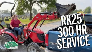 300 HOUR SERVICE on RK25 Tractor! - E139Wow!