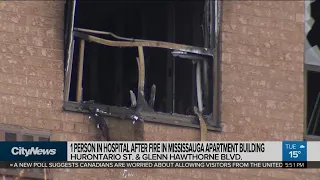 1 injured in Mississauga apartment fire