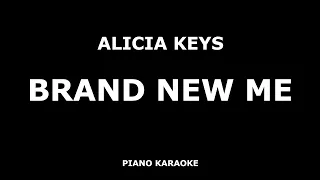 Alicia Keys - Brand New Me - Piano Karaoke [4K]