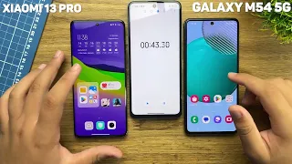 XIAOMI 13 PRO VS GALAXY M54 5G - FIRST SPEED TEST