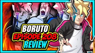 Sasuke's WORSE FEAR Is Born-God Mode Boruto UNLEASHED-Boruto Ep 208 Review!