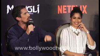 At Mowgli trailer launch Christian Bale says India itself has so many varities that he loves to come