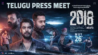 2018 Movie Telugu Press Meet | Tovino Thomas | Jude Anthany Joseph | Nobin Paul