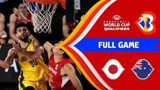 Japan - Australia | Basketball Full Game - #FIBAWC 2023 Qualifiers