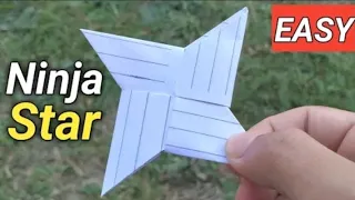 How to make a paper Ninja Star | Origami - Paper Ninja Star | Paper ka ninja star kaise banaen