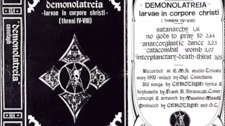 Cenotaph - Demonolatreia (Larve In Corpore Christi) [Full Demo] 1992