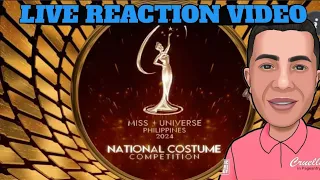 MISS UNIVERSE PHILIPPINES NATIONAL COSTUME COMPETITION LIVE REACTION VIDEO