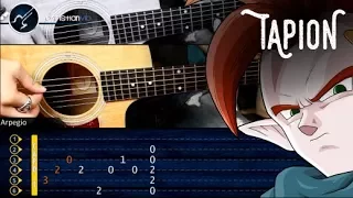 Como tocar Tapion DRAGON BALL Z en Guitarra | Tutorial Guitarra