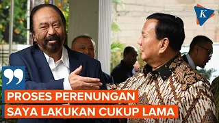 Surya Paloh Akui Merenung Cukup Lama Sebelum Dukung Prabowo-Gibran