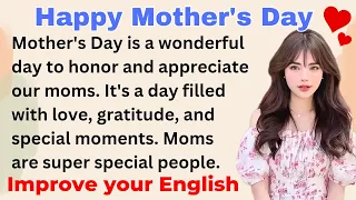 Happy Mother's Day ❤️ | Improve your English | Everyday Speaking | Level 1 | Shadowing Method