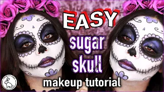 EASY Sugar Skull | Dia De Los Muertos Tutorial DIY for Halloween or November