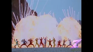 Power rangers Ninja storm team up wild force (FANMADE)