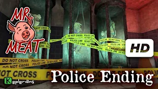 MR MEAT Full CUTSCENES | POLICE ENDING | High Definition