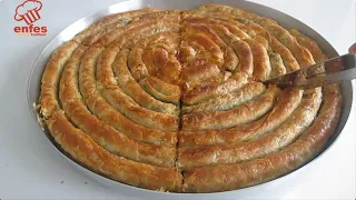 ÖYLE BİR  BÖREK TARİFİM VARKİ 😉 ÇITIR ÇITIR YİYENLER BİR DAHA İSTEYECEK 😍 OKLAVASIZ EL AÇMALI 👍💯