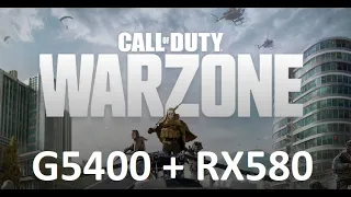 CALL OF DUTY WARZONE | G5400 + RX580 4GB FULLHD