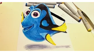 Как нарисовать Дори 3Д (How to draw 3d Dory)