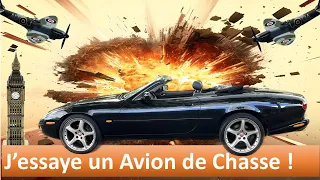 Présentation Jaguar XK8 Cabriolet ! Avion de chasse Anglais v2