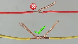Awesome Idea! How to Twist Electric  Wire Together || Properly Joint Electrical Wire || part 1