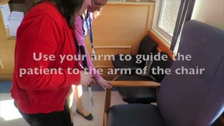 Assisting a visually impaired patient