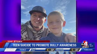 Parents whose son died by suicide speak out against bullying