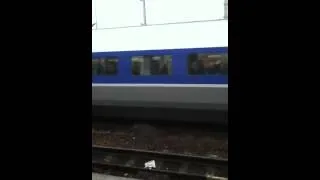 Corail intercité+TGV en gare de noisy le sec