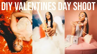 DIY Valentines Day Photoshoot Ideas | At Home Photoshoot