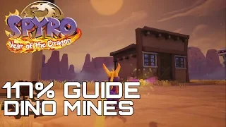 Spyro 3 Year Of The Dragon (Reignited) 117% Guide DINO MINES (ALL EGGS, GEMS...)