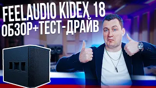 Сабвуфер FEELAUDIO KIDEX 18 | обзор+тест