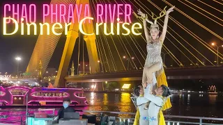 Chao Phraya River Dinner Cruise   Asiatique The  Riverfront   Thailand 🇹🇭 E24   Bangkok