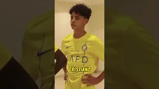 ¿Tiene potencial Cristiano Junior? #cristianojunior #cr7jr #ronaldojunior #futbol #promesadelfutbol